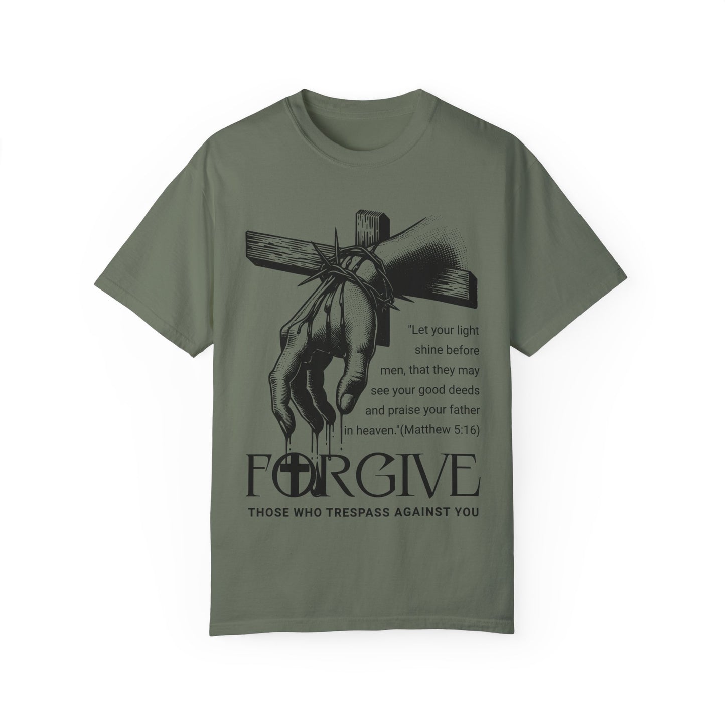 Forgive Those Who Trespass Graphic Unisex T-Shirt - Inspirational Christian Design