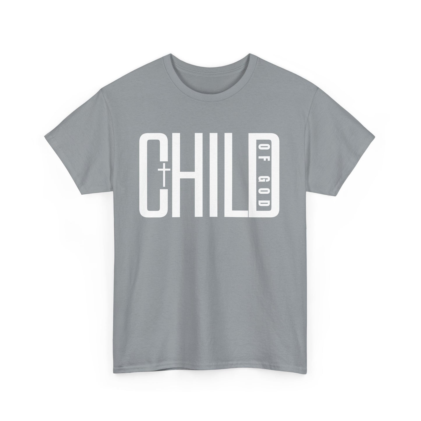 Child Of God White Text