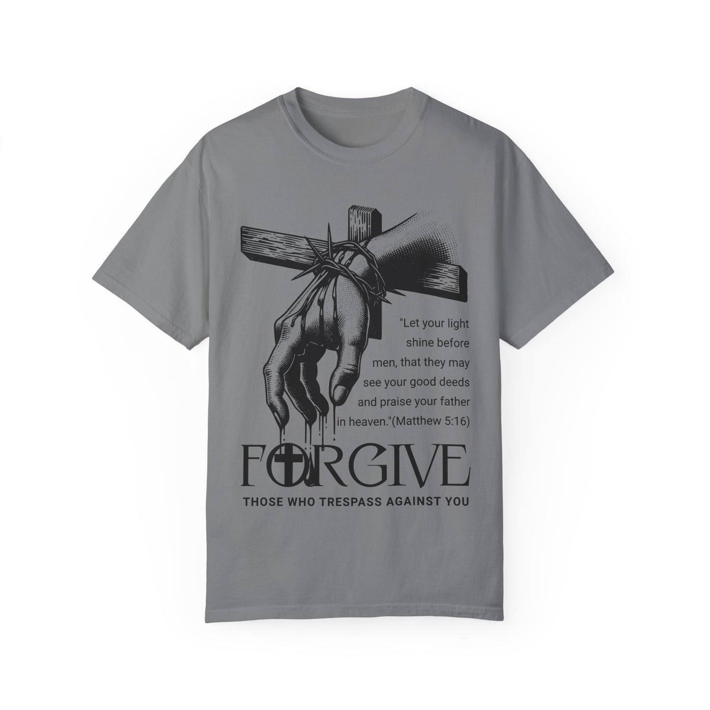 Forgive Those Who Trespass Graphic Unisex T-Shirt - Inspirational Christian Design
