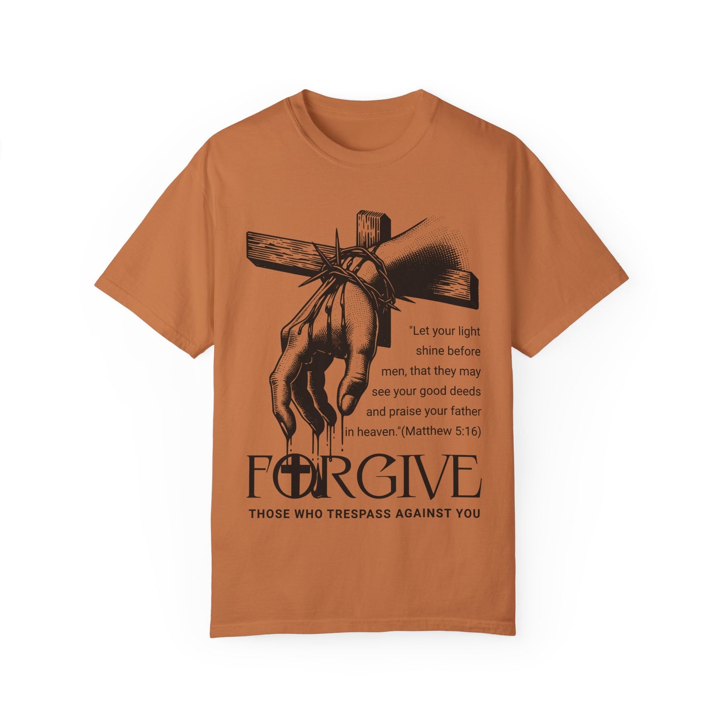 Forgive Those Who Trespass Graphic Unisex T-Shirt - Inspirational Christian Design