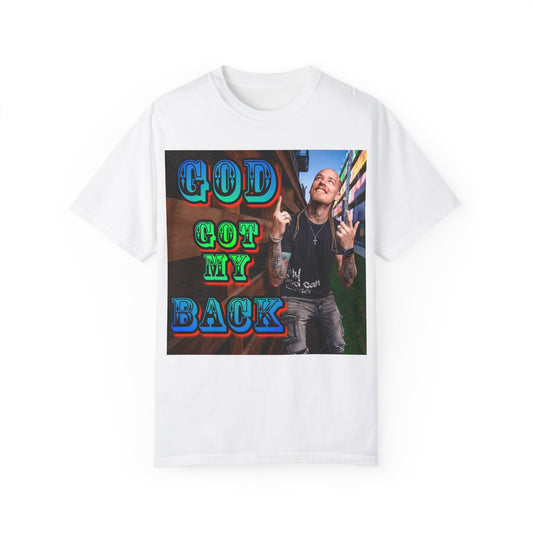 God Got My Back Unisex Garment-Dyed T-Shirt - Comfortable and Inspirational Tees for Everyday Wear