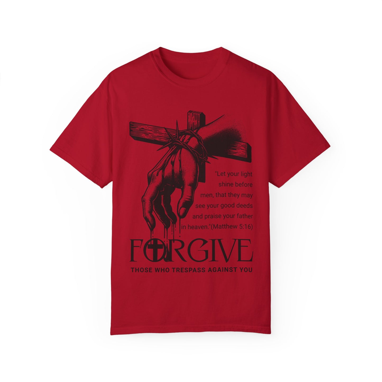 Forgive Those Who Trespass Graphic Unisex T-Shirt - Inspirational Christian Design