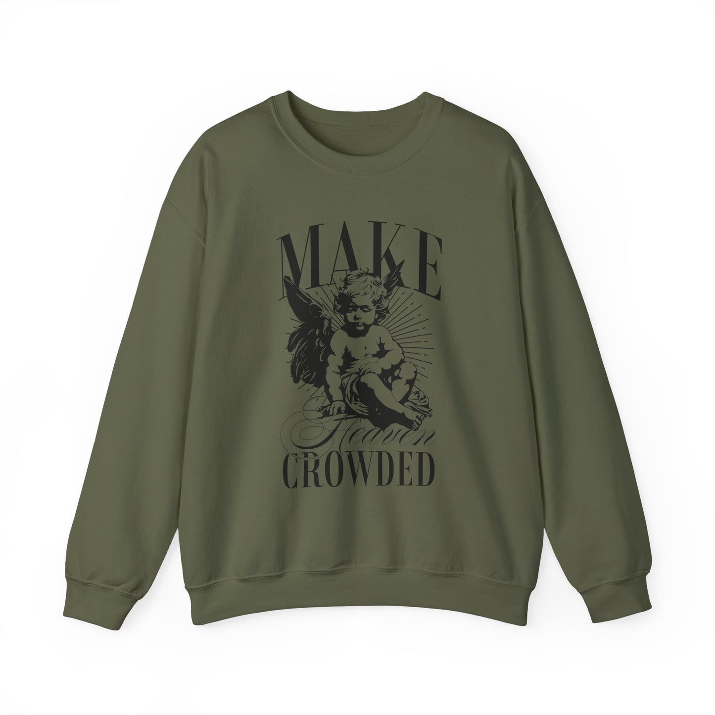 Make Heaven Crowded Unisex Heavy Blend™ Crewneck Sweatshirt