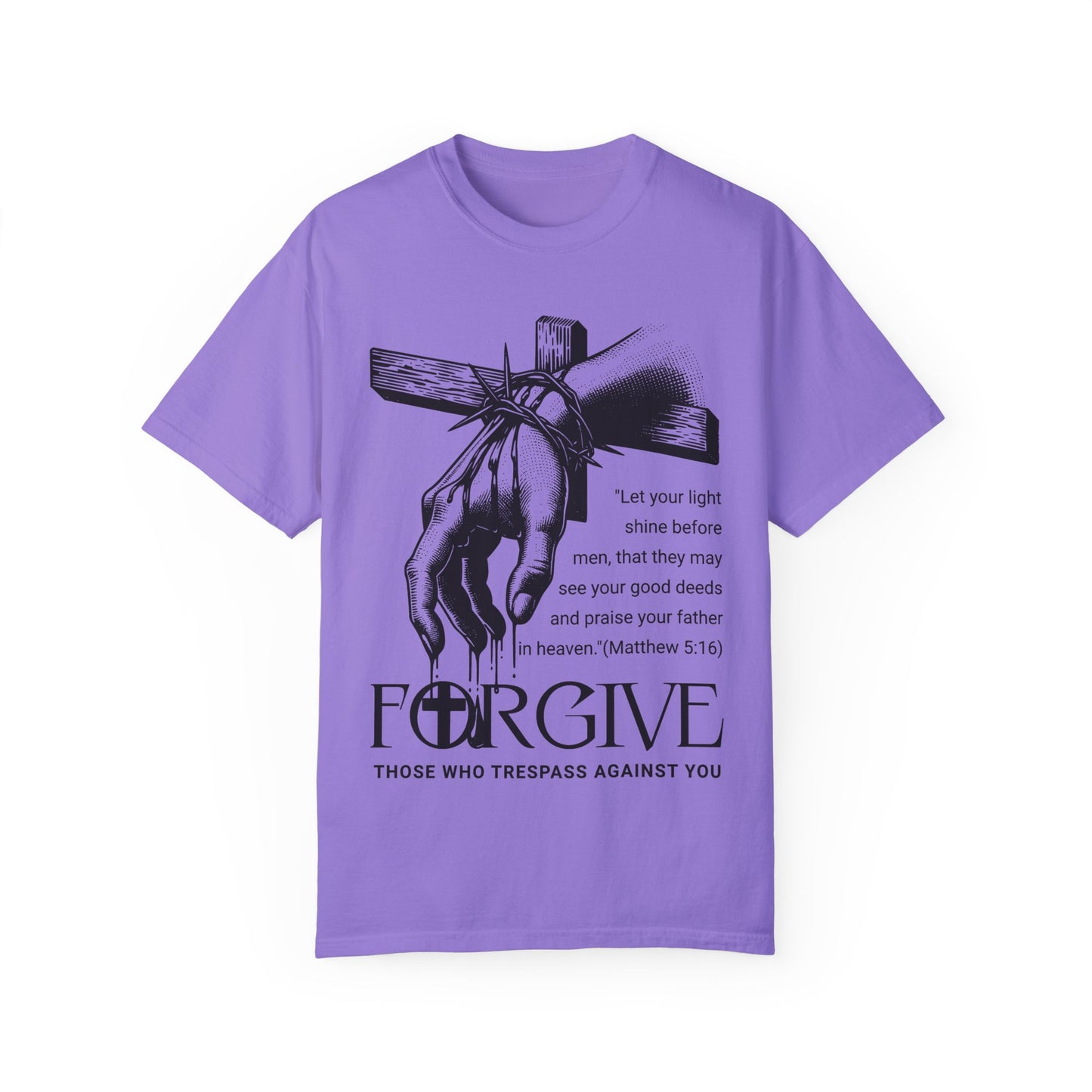 Forgive Those Who Trespass Graphic Unisex T-Shirt - Inspirational Christian Design